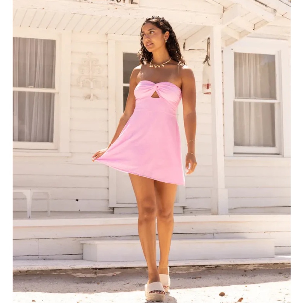 Blanco by Nature Pink Strapless dress